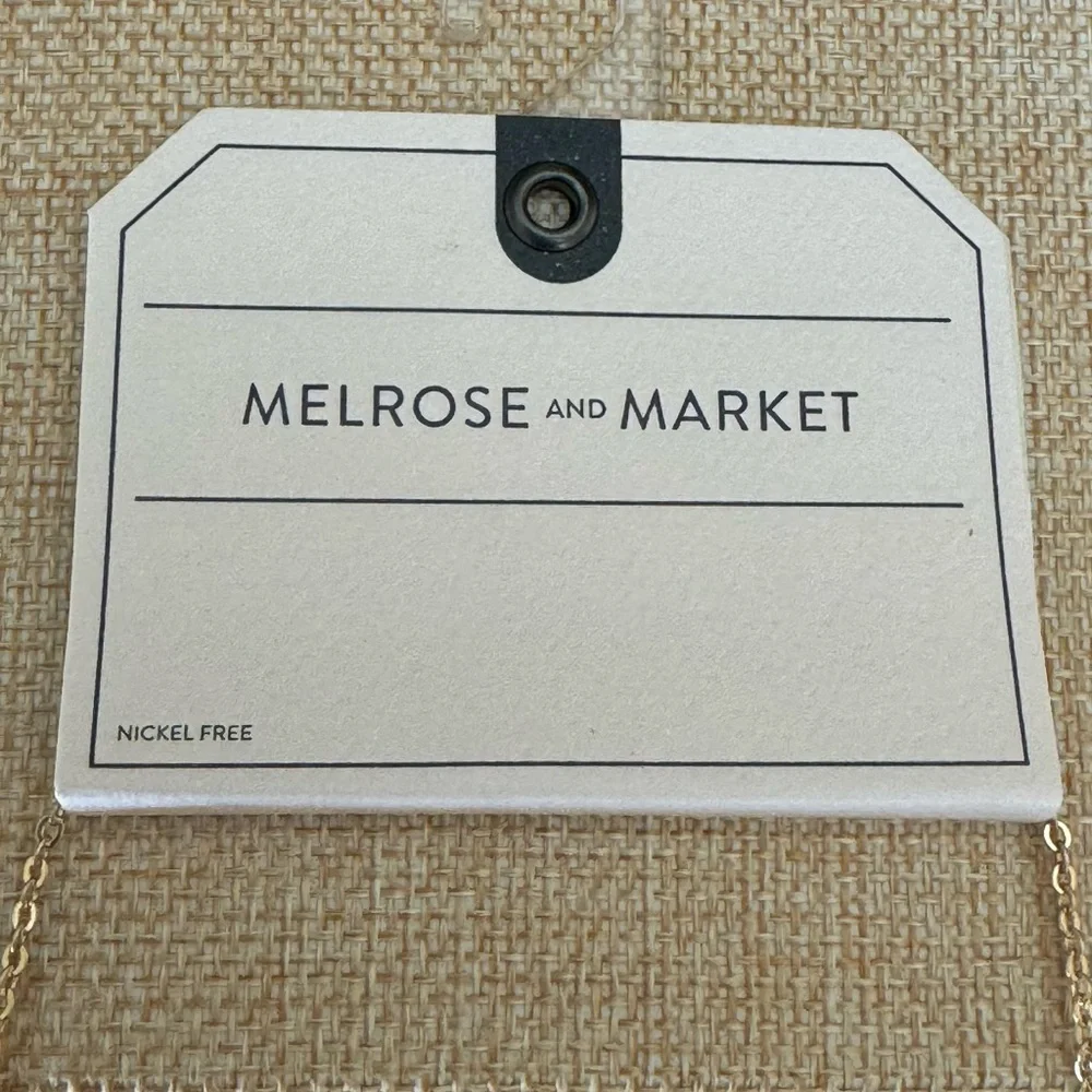 Melrose and Market Split Beaded Necklace NWT